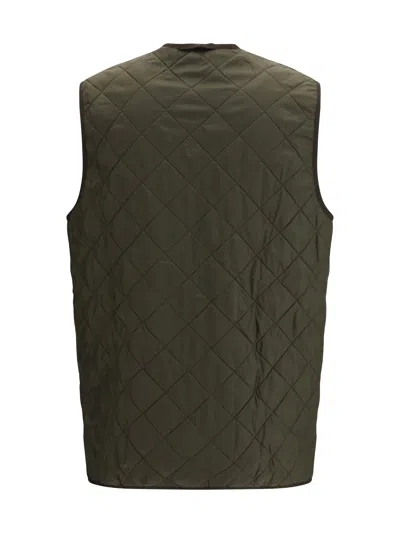 Barbour Polarquilt Vest In Green