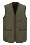 Barbour Polarquilt Waistcoat In Green