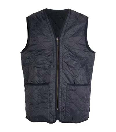 Barbour Polarquilt Zip-in Gilet Liner In Blue