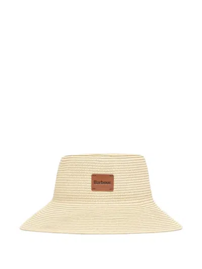 Barbour Polly Braided Bucket Hat In Neutral