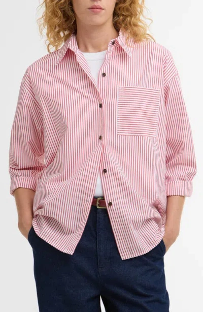 Barbour Polly Stripe Button-up Shirt In Multi