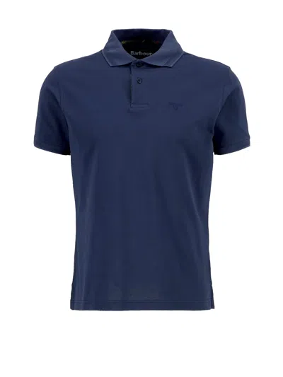 Barbour Polo Men Navy Blue
