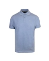 Barbour Light Blue Piquet Polo