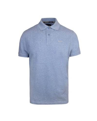 Barbour Light Blue Piquet Polo