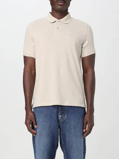 Barbour Polo Shirt  Men Color Beige In Sand