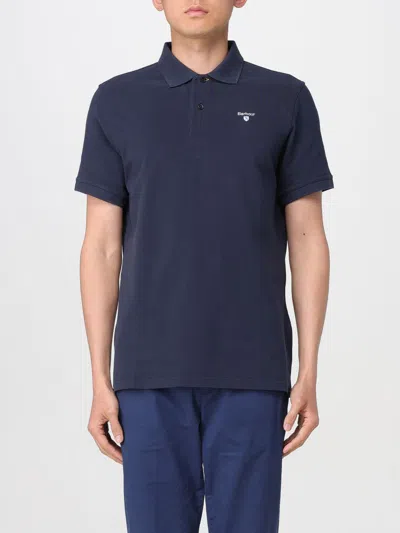 Barbour Blue Polo In Blue