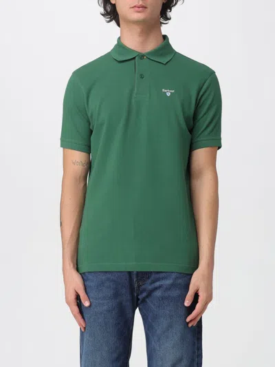 Barbour Polo Shirt  Men Color Grass Green