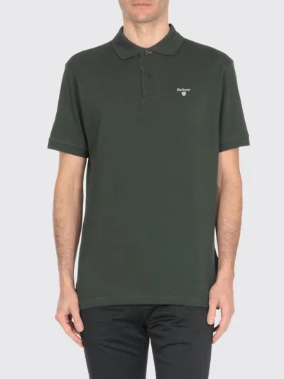 Barbour Polo Shirt Men  In Green