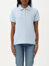 Barbour Six-button Embroidered Polo Shirt In Blue