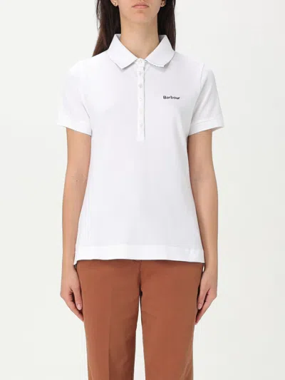 Barbour Polo Shirt  Woman Color White