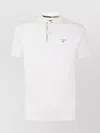 Barbour Polo Shirt Featuring Side Slits In Blue