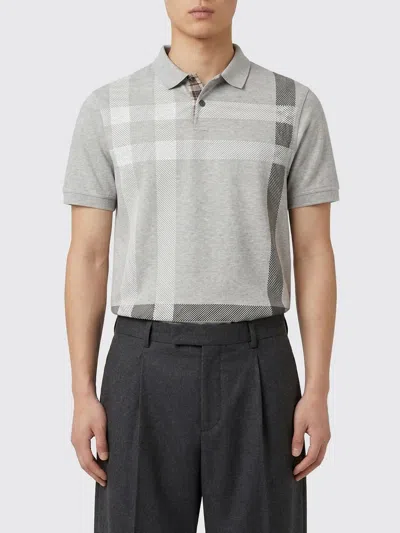 Barbour Polo Shirt Men  In Gray