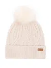 Barbour Pom Pom Hat  In Yellow