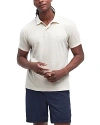 Barbour Powburn Jacquard Cotton Polo In Mist