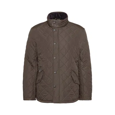 Pre-owned Barbour Powell Quilted Jacket 'olive' | Green | Men's Size Xl