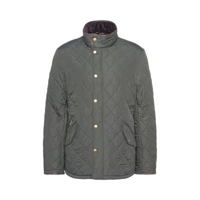Pre-owned Barbour Powell Quilted Jacket 'sage' | Green | Men's Size L