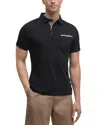 Barbour Premium Short Sleeve Cornpatch Polo Shirt In Black