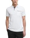 Barbour Premium Short Sleeve Cornpatch Polo Shirt In White