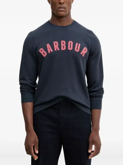 Barbour Prep Crew-neck Sweatshirt In Blue