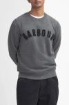 Barbour Prep Logo Crewneck Sweatshirt In Gray