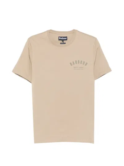 Barbour Preppy Logo-print T-shirt In Brown