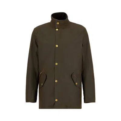 Pre-owned Barbour Prestbury Wax 'olive' | Green | Men's Size L
