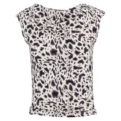 Barbour Printed Blouse In White