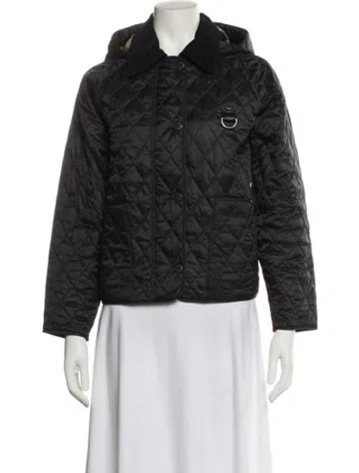 Pre-owned Barbour Printed Jacket W/ Tags In Black