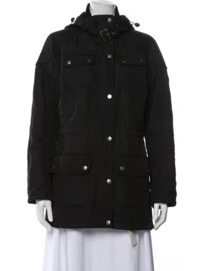 Pre-owned Barbour Printed Parka In Gray