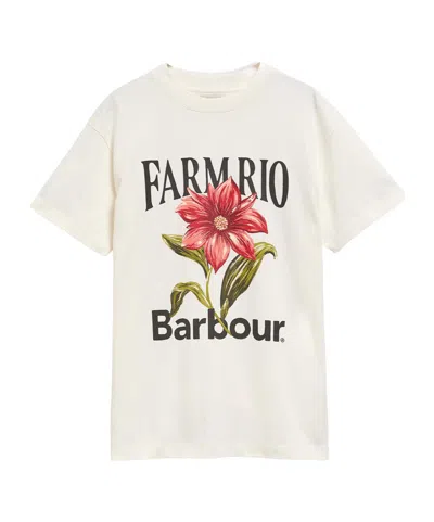 Barbour Farm Rio Wild Flower Oversized Graphic T-shirt In Multi
