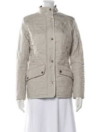 Pre-owned Barbour Printed Utility Jacket In Neutrals