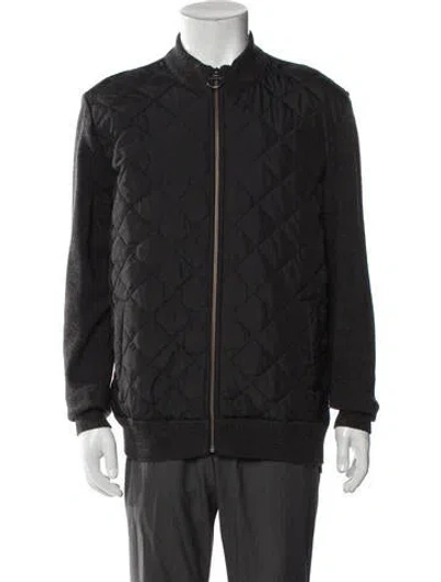 Pre-owned Barbour Puffer Coat In Black