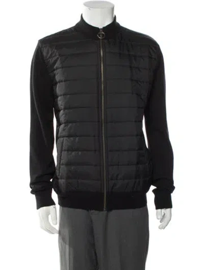 Pre-owned Barbour Puffer Coat In Gray