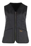 Barbour Puffy Betty Liner Vest In Black