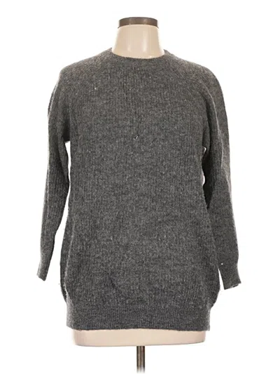 Pre-owned Barbour Pullover Sweater In Gray