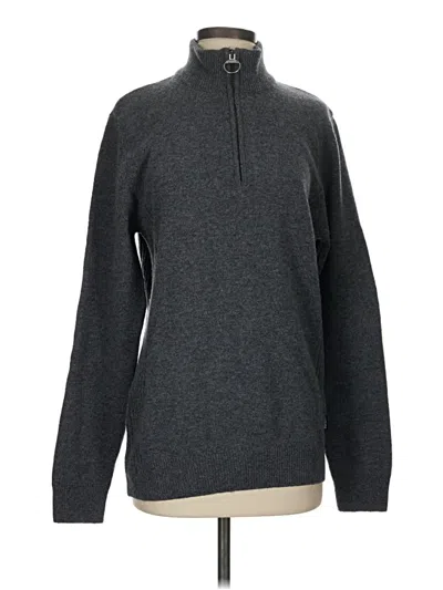 Pre-owned Barbour Pullover Sweater In Gray