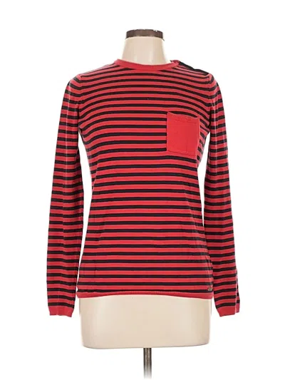 Pre-owned Barbour Pullover Sweater In Red