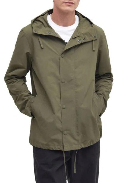 Barbour Quay Water Resistant Jacket In Pale Sage