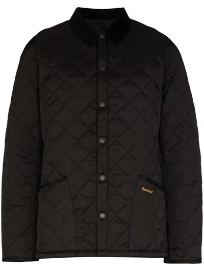 Barbour Heritage Liddesdale Quilted Jacket In Black