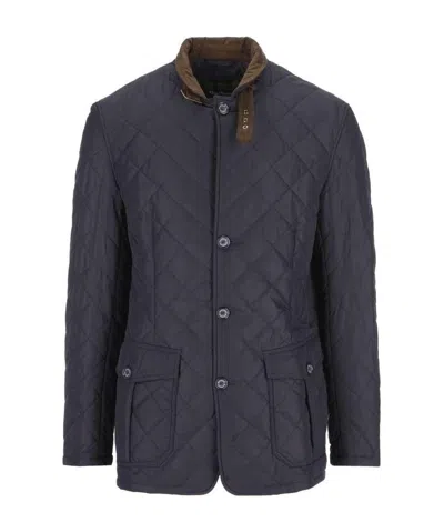 Barbour Quilted Casual Jacket In Black