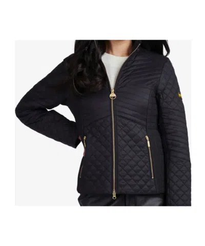 Barbour Quilted Casual Jacket In Black