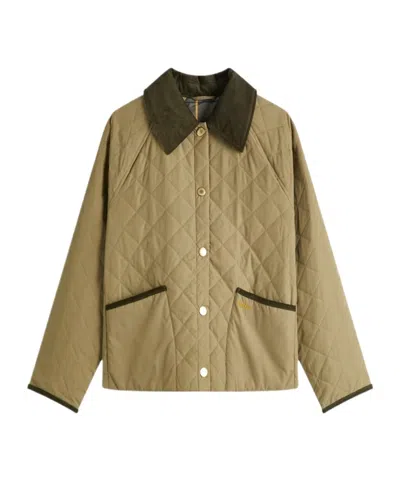 Barbour Quilted Casual Jacket In Green