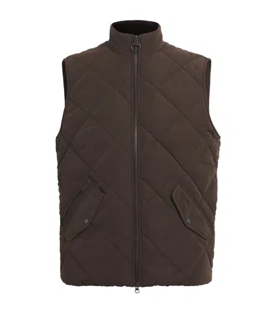 Barbour Quilted City Chelsea Gilet In Brown