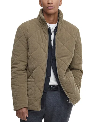 Barbour Quilted Corduroy Jacket In Fossil