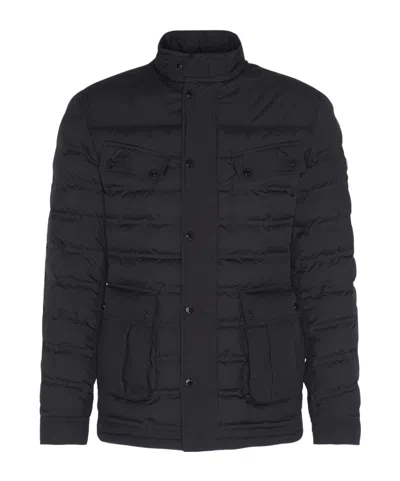 Barbour Quilted Cotton Clothes In Schwarz