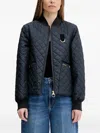 Barbour Quilted Diamond-pattern Jacket In Black