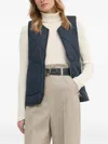 Barbour Shelby Womens Quilted Gilet In Blue
