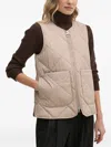 Barbour Quilted Diamond-pattern Vest In Neutral
