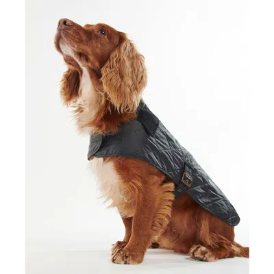 Barbour Quilted Dog Coat In Black