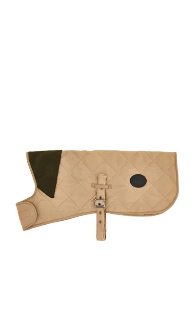 Barbour Quilted Dog Coat In Brown